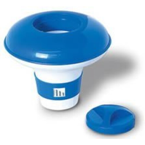 Large Floating Pool Chlorine Dispenser with Adjustable Release and Large Capacity Design