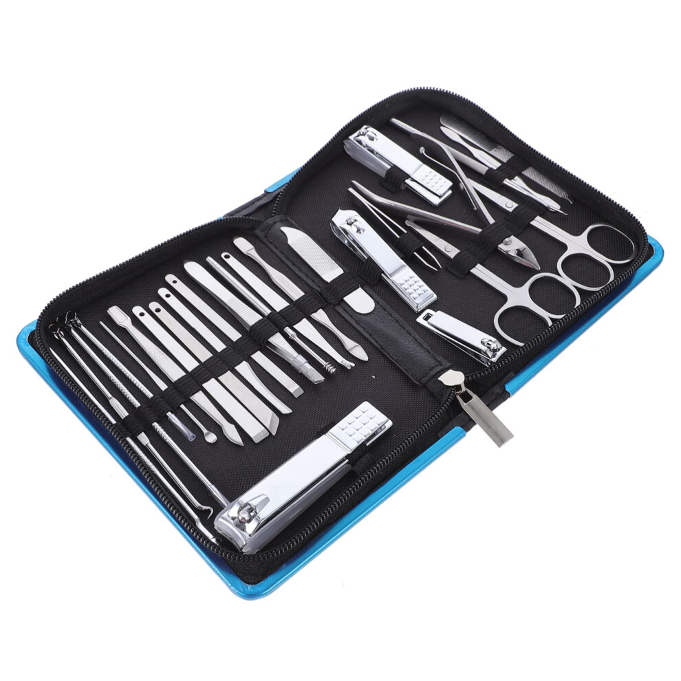 26Piece Manicure Kit Nail Clippers Set with Compact Travel Case for Men and Women