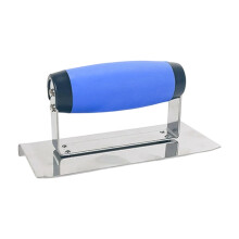Drywall Corner Trowel Stainless Steel Plastering Trowel with Ergonomic Rubber Grip for Smooth Wall and Floor Finishing