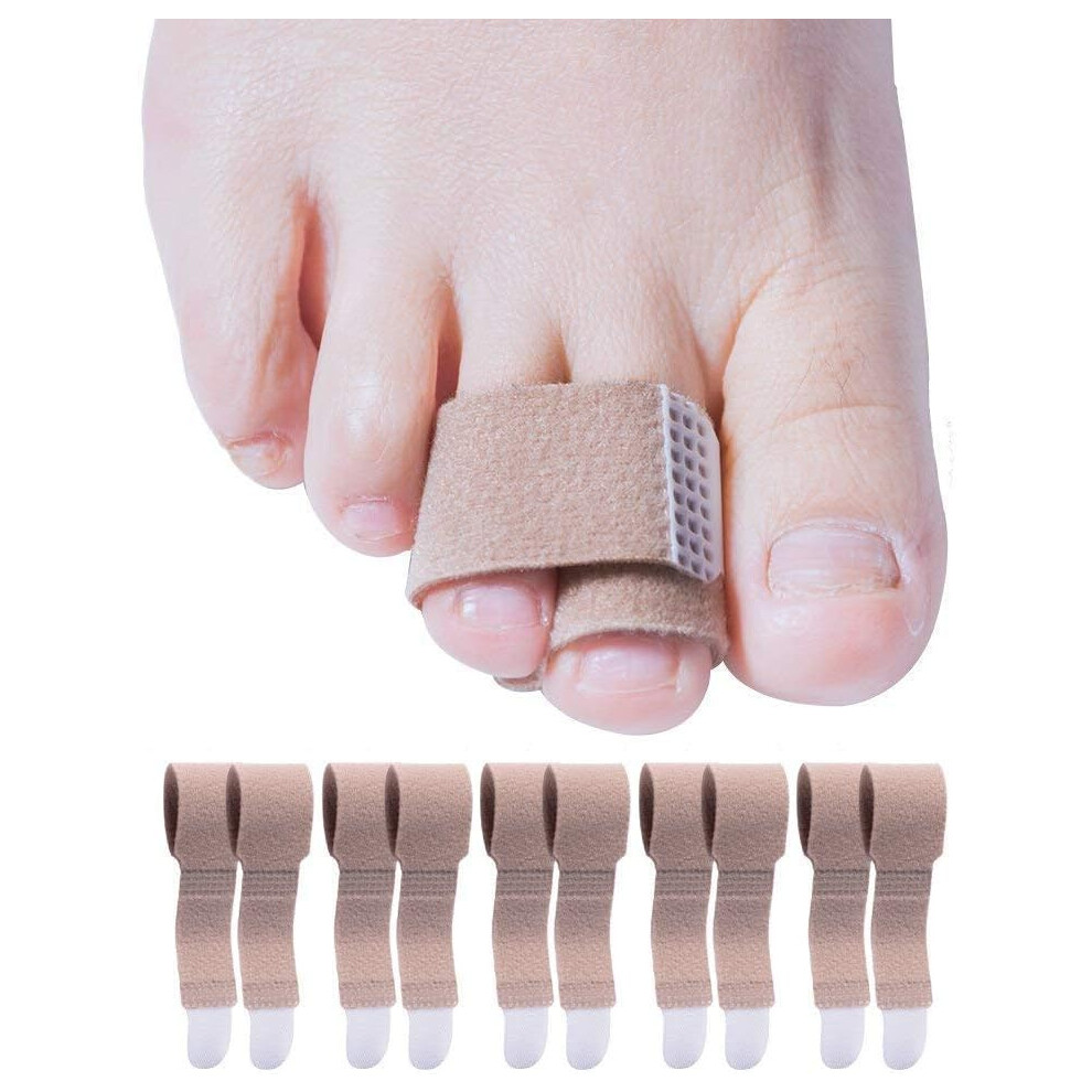 Toe Splint Hammer Toe Corrector for Overlapping Toes Adjustable Separator Gentle Alignment 10PCS