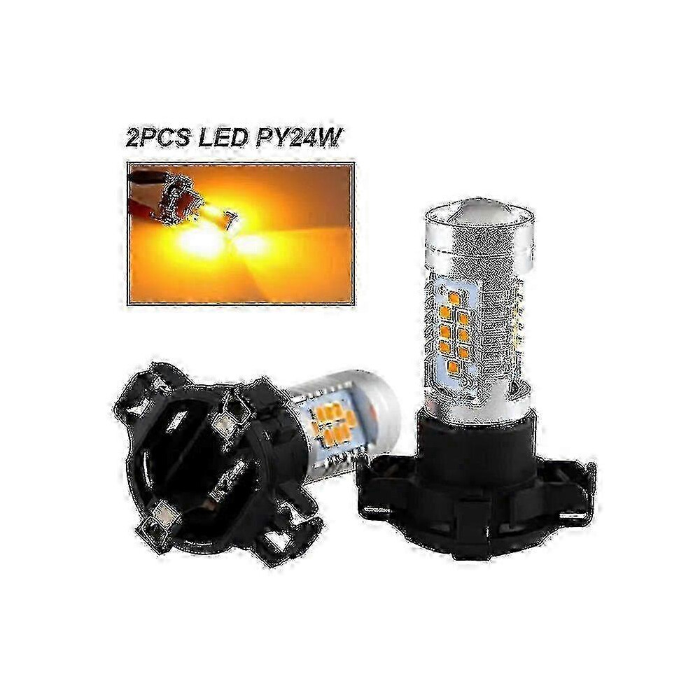 2Pcs Py24w Led Bulbs For Bmw-Front Turn Signal Lights For 3,5 Series,X3,X5,X6&Z4 26S 6935161585520