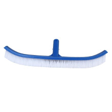 Heavy Duty Swimming Pool Brush with Stiff Bristles and Ergonomic Handle for MultiSurface Cleaning