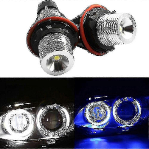 2 Τμχ Led Angel Eyes Marker Lights Λαμπτήρες Για E39 E53 E60 E61 E63 E64 E65 E66 E87 525i 530i Xi 545i M5-yky 26s 1