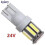 10PCS 24V T10 7014 7020 LED Λάμπα Λευκό 10 SMD Φως στάθμευσης για Φορτηγό Αυτόματο Λεωφορείο 1
