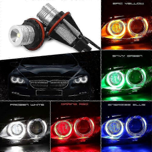2Pcs LED Angel Eyes Marker Lampen passen für E39 E53 E60 E61 E63 E64 E65 E66 E83 X3 E53 X5 2025 1