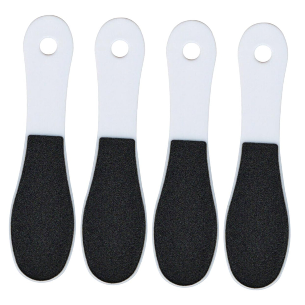 4pcs DoubleSided Foot File for Callus Removal with Ergonomic Grip for Smooth Feet