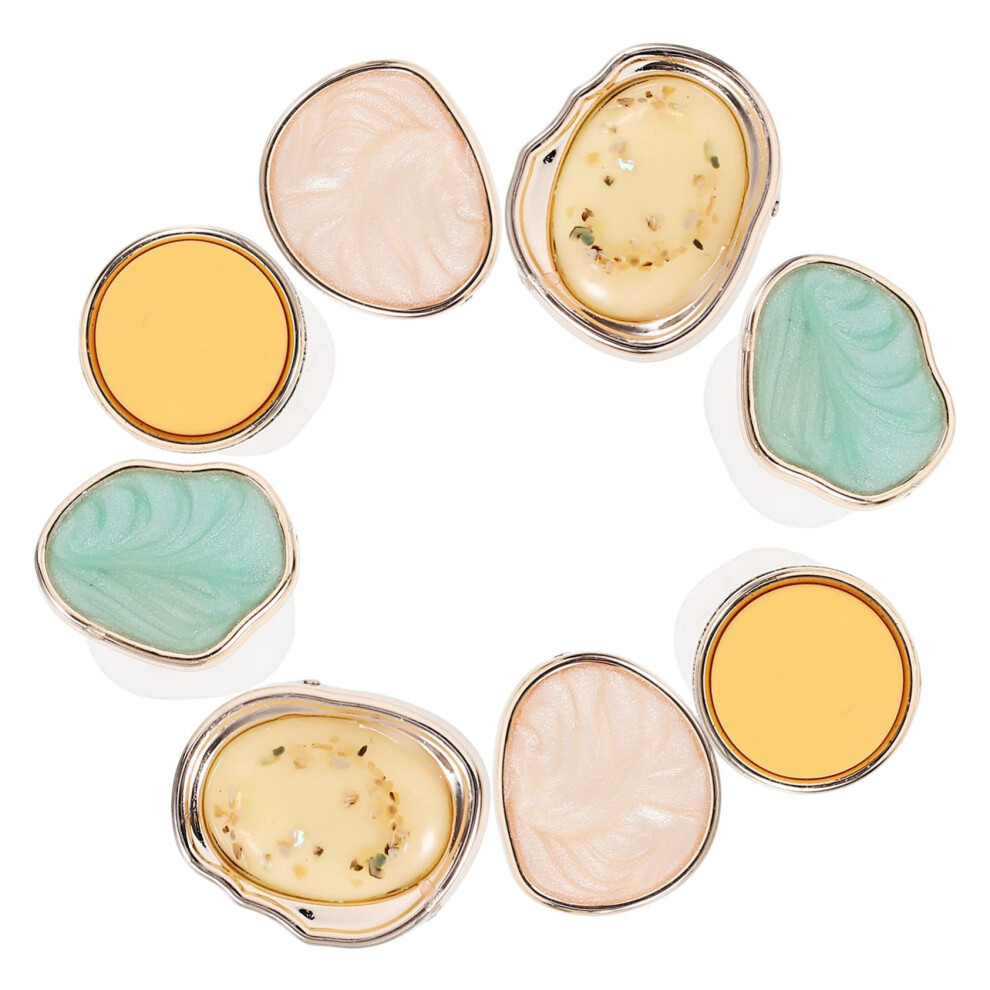 Toe Separators 8pcs Soft Silicone Toe Spacers for Pedicure AntiSmudge Nail Polish Alignment