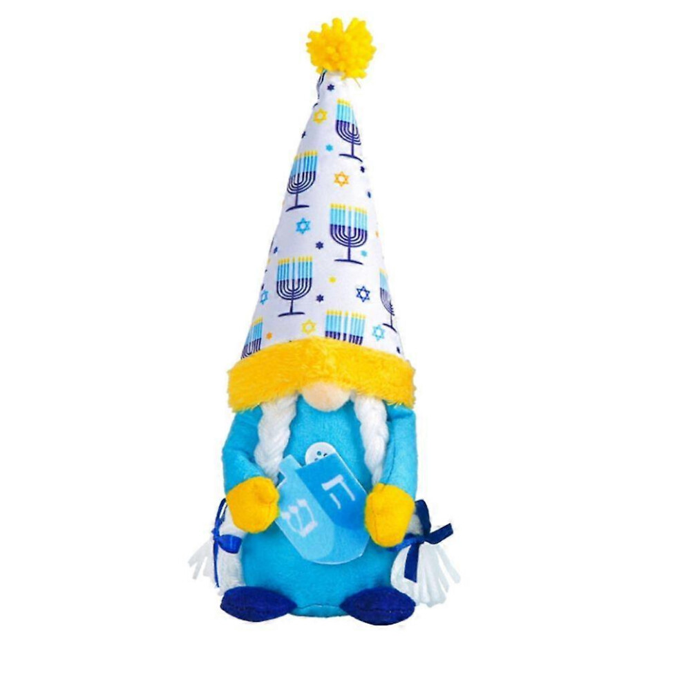 (As Show, Style1) Hanukkah Gnomes Holding Chanukah Swedish Tomtes Hanukkah Decor 5213747808494