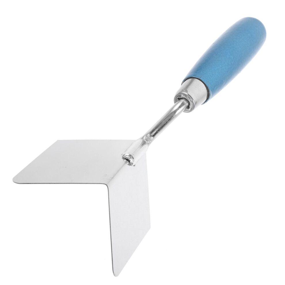 Stainless Steel Drywall Corner Trowel With Ergonomic Comfort Grip For Smooth Inside Corner Finishing 9070919569739
