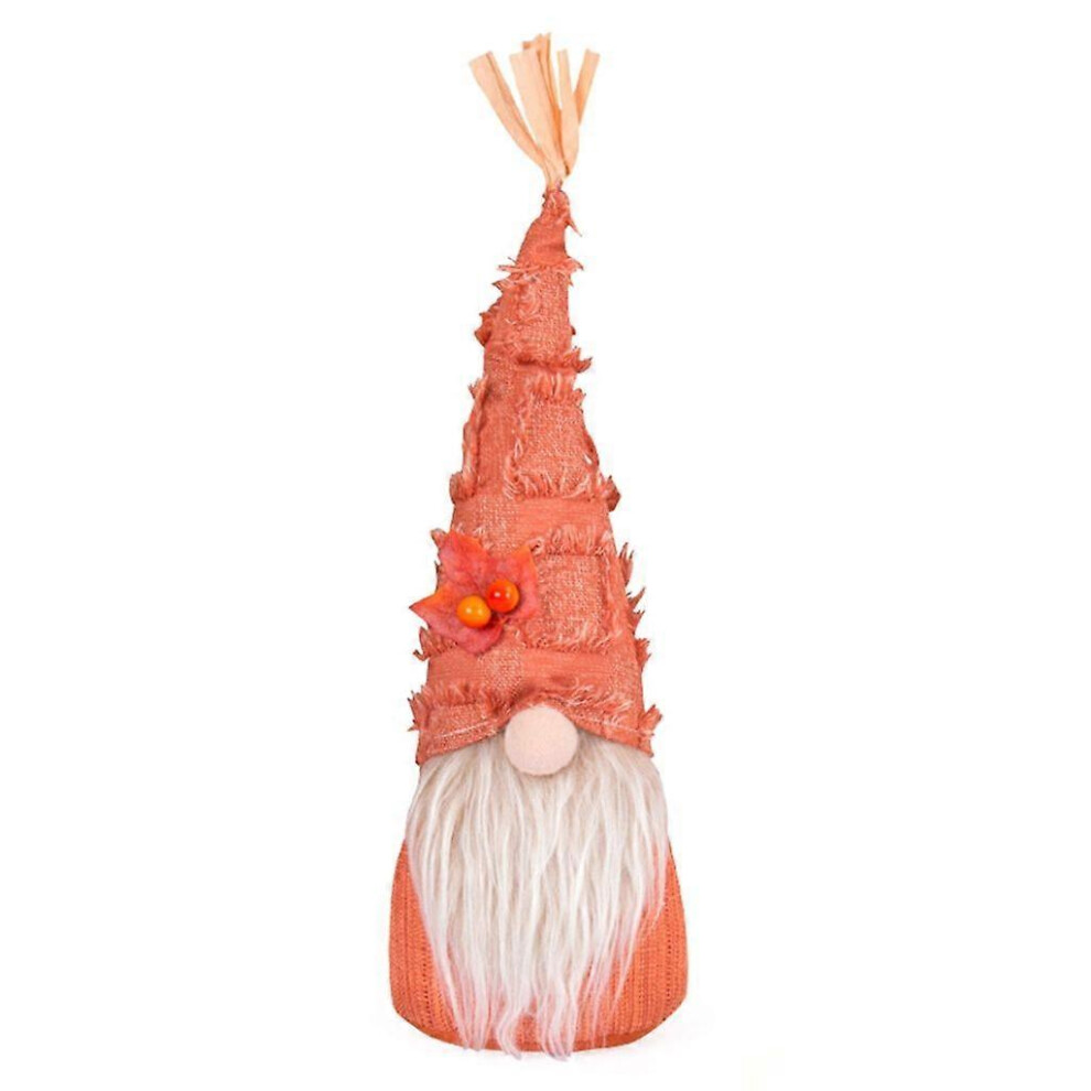 (As Show, Male) Fall Gnomes Decoration Thanksgiving Swedish Gnomes Ornaments With Flower Leaf 5213747815669