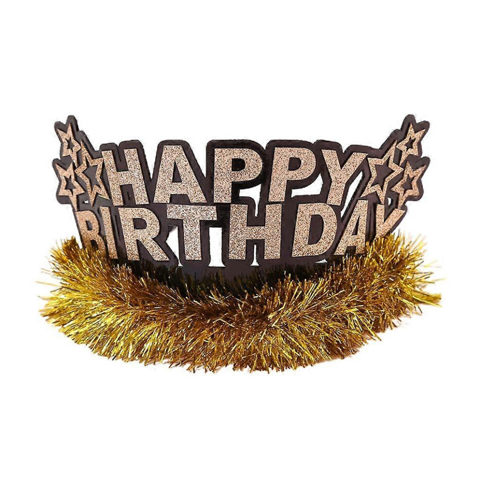 (As Show, One Size) Happy Birthday Headband Hair Loop Multipurpose Household Props Ornament 5213747809675