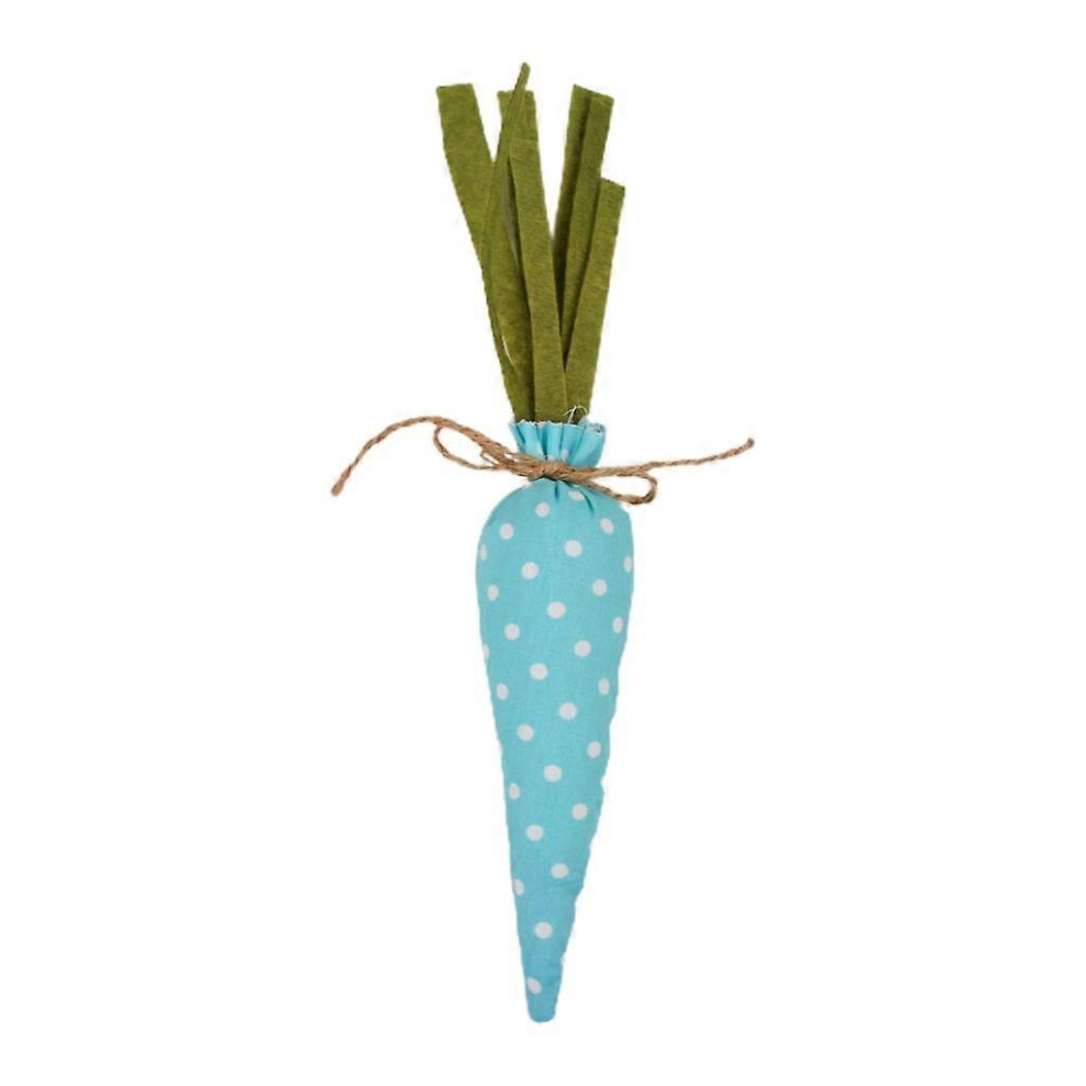 (As Show, Blue Wave Poin) Easter Artificial Carrot Ornaments Fake Vegetables Easter Decoration Home Party 5213747889325