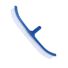 Heavy Duty Swimming Pool Brush with Durable Stiff Bristles for Fine Dirt and MultiSurface Cleaning