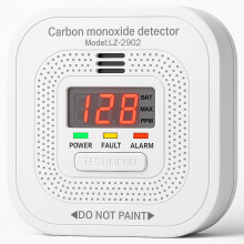 Carbon Monoxide Detector CO Alarm with 10 Year Sealed Battery LCD Digital Display and Sound Warning for Home Office