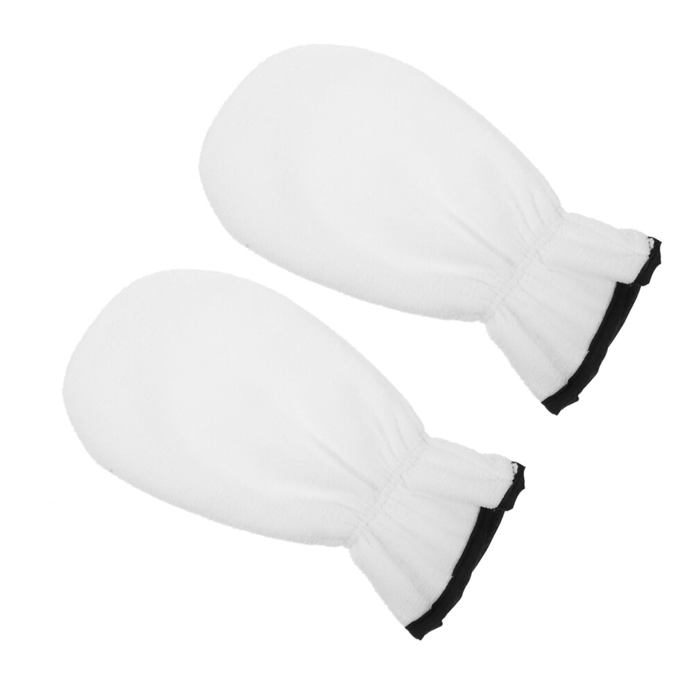 Moisturizing Gloves with Deep Hydration and Exfoliation, Reusable Overnight Spa Treatment for Dry Hands