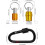 3Pcs 1/4 Inch Screwdriver Bit Holder Keychain Set with Detachable RustResistant Design 4