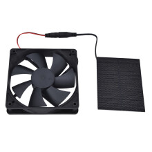Delaman Solar Panel Fan Kit, Solar Panel Fan Professional Solar Powered Exhaust Fan Kit