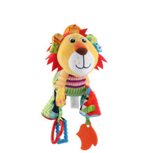 Baby Sensory Teething Toy, Multi-Sensory Rattle with Textures & Crinkle, Activity Teether for Infants - Compatible with kkbbma