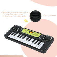 Rewenti Education Toys Kid 25 Keys Keyboard Piano Kids Multifunction Music Educational Instrument Toy Keyboard Piano for 3-8 Years Christmas Gift