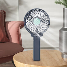 maxiaoxia Usb Handheld Small Fan Foldable Silent Strong Wind Desktop Portable Charging High Speed Mini Electric Fan Gift for Home Office Travel etc