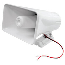 Pyle PHSP5 8" 65W 8-Ohm Indoor & Outdoor PA Horn Speaker 65 Watts, White