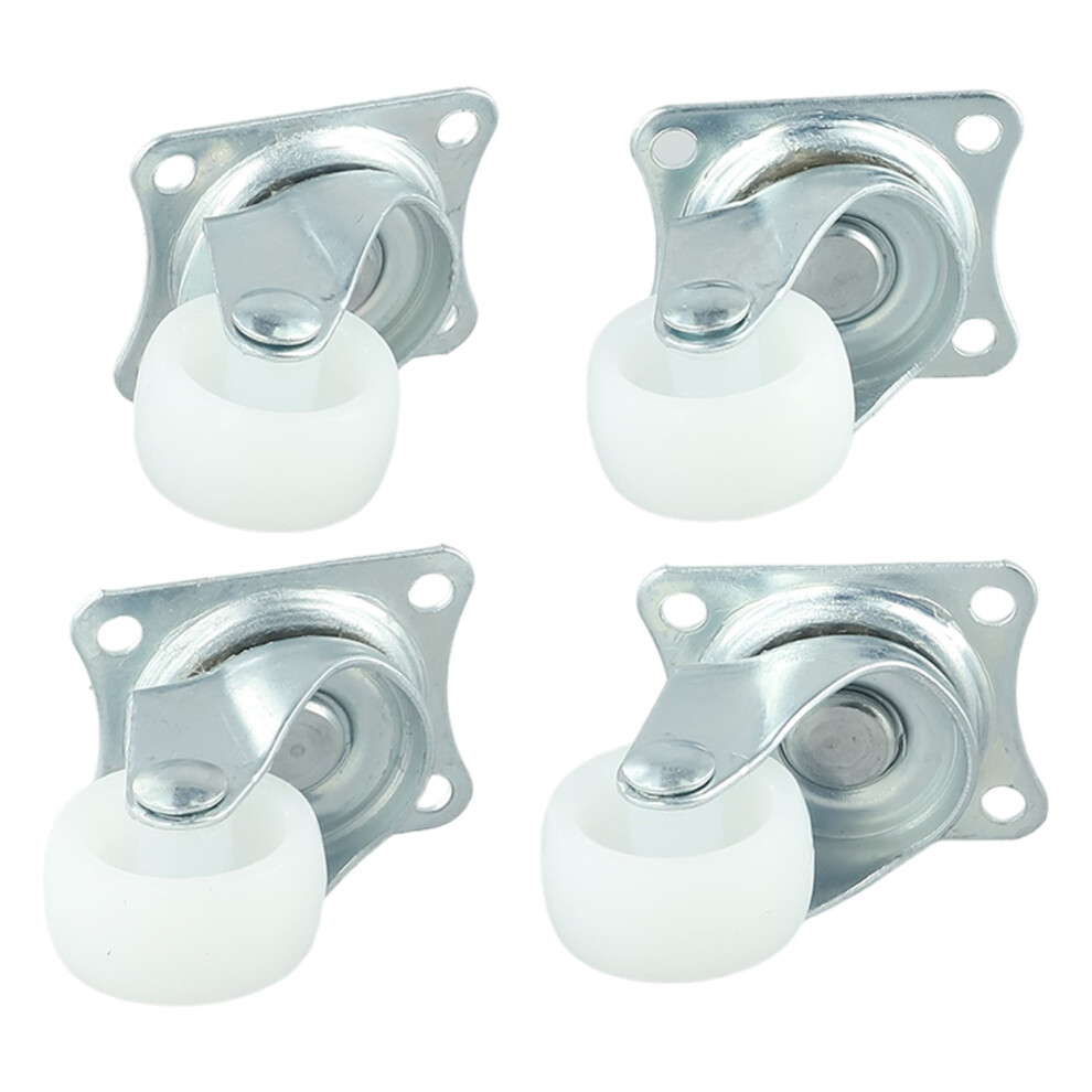 1" 25Mm Caster Stroller Wheel Swivel Caster With Rubber Mount Ball Bearing Wheels 9085618712539