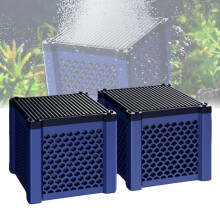 Aquarium Water Purifier Cube Activated Carbon Filter for Horse Troughs Ponds Fish Tanks 2pcs
