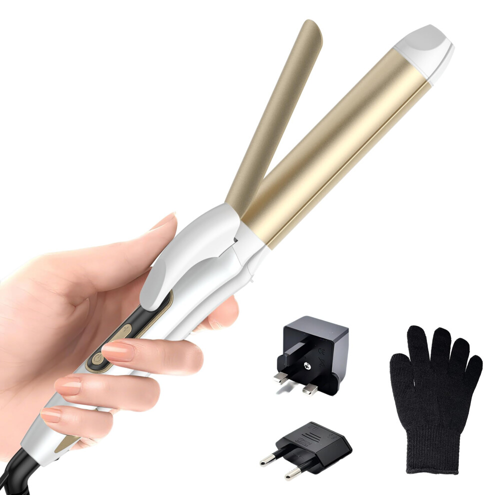 2 in 1 Hair Straightener and Curler with Dual Voltage 1.25 Inch TravelFriendly Styling Tool