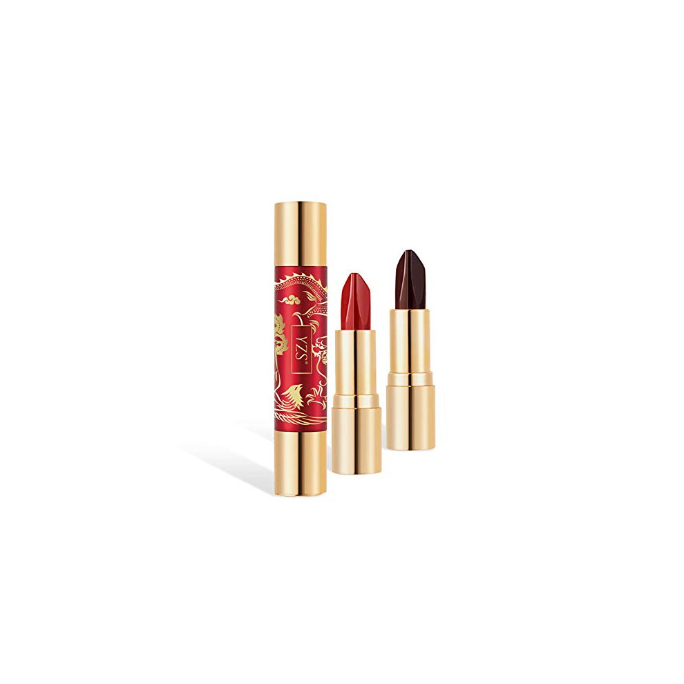 6 Colors Vintage Velvet Matte Lipstick Set, Waterproof Long Lasting, Rich Pigment, Hydrating