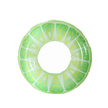 Pool Floats Swimming Ring Inflatable Lemon Design for Adults Summer Beach PVC Tube 2 Pack