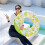 Inflatable Pool Float 2Pack Watermelon Swimming Ring Durable PVC for Beach and Lake Fun 5