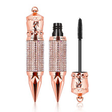 Waterproof 4D Silk Fiber Mascara, LongLasting Volume and Length, SmudgeProof, Hypoallergenic