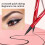 Waterproof Eyeliner Pen QuickDry Soft Tip Smudge Proof Long Lasting Precision Lines 4