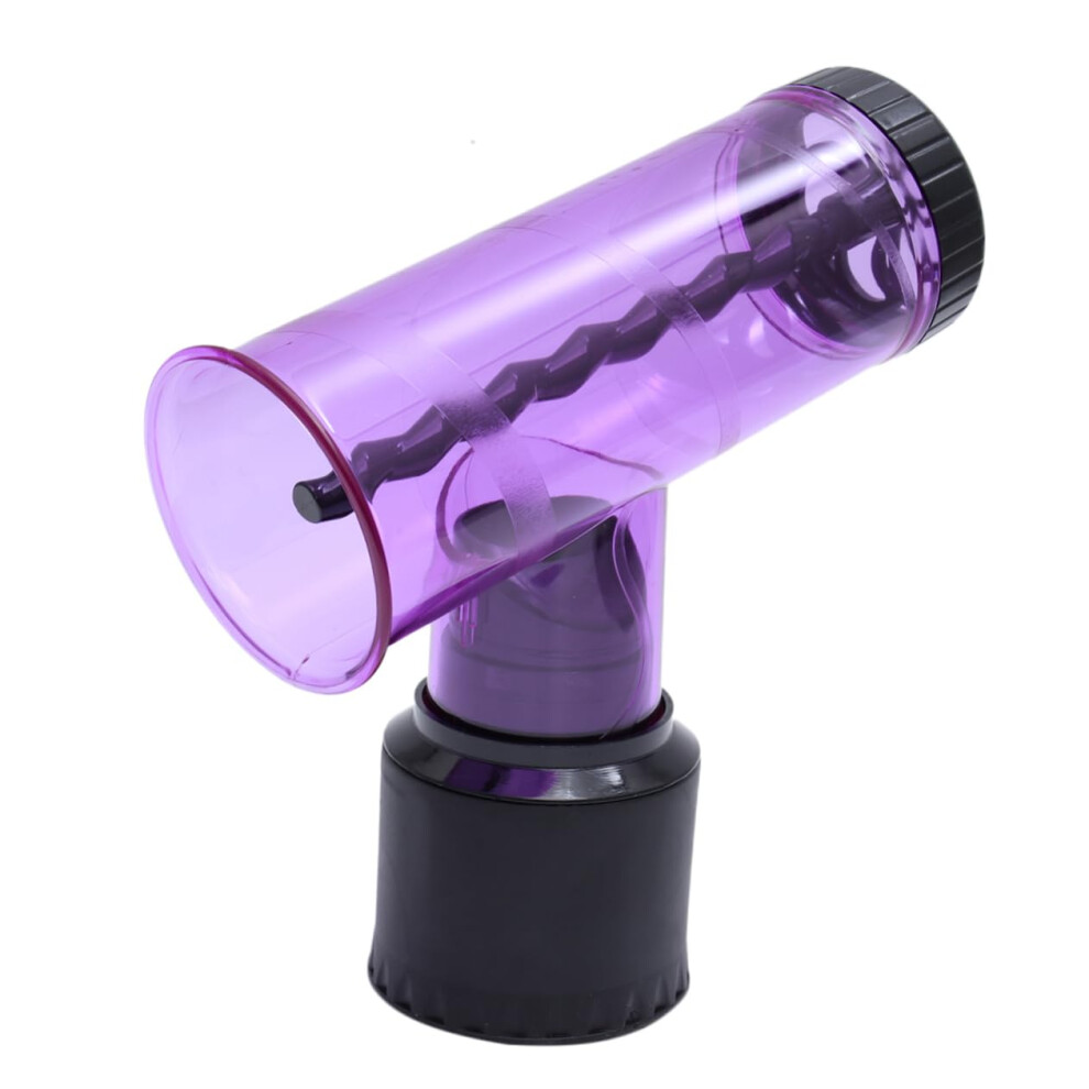 Hair Dryer Curling Attachment with Hair Roller Diffuser for Enhanced Volume and Waves, Random Color
