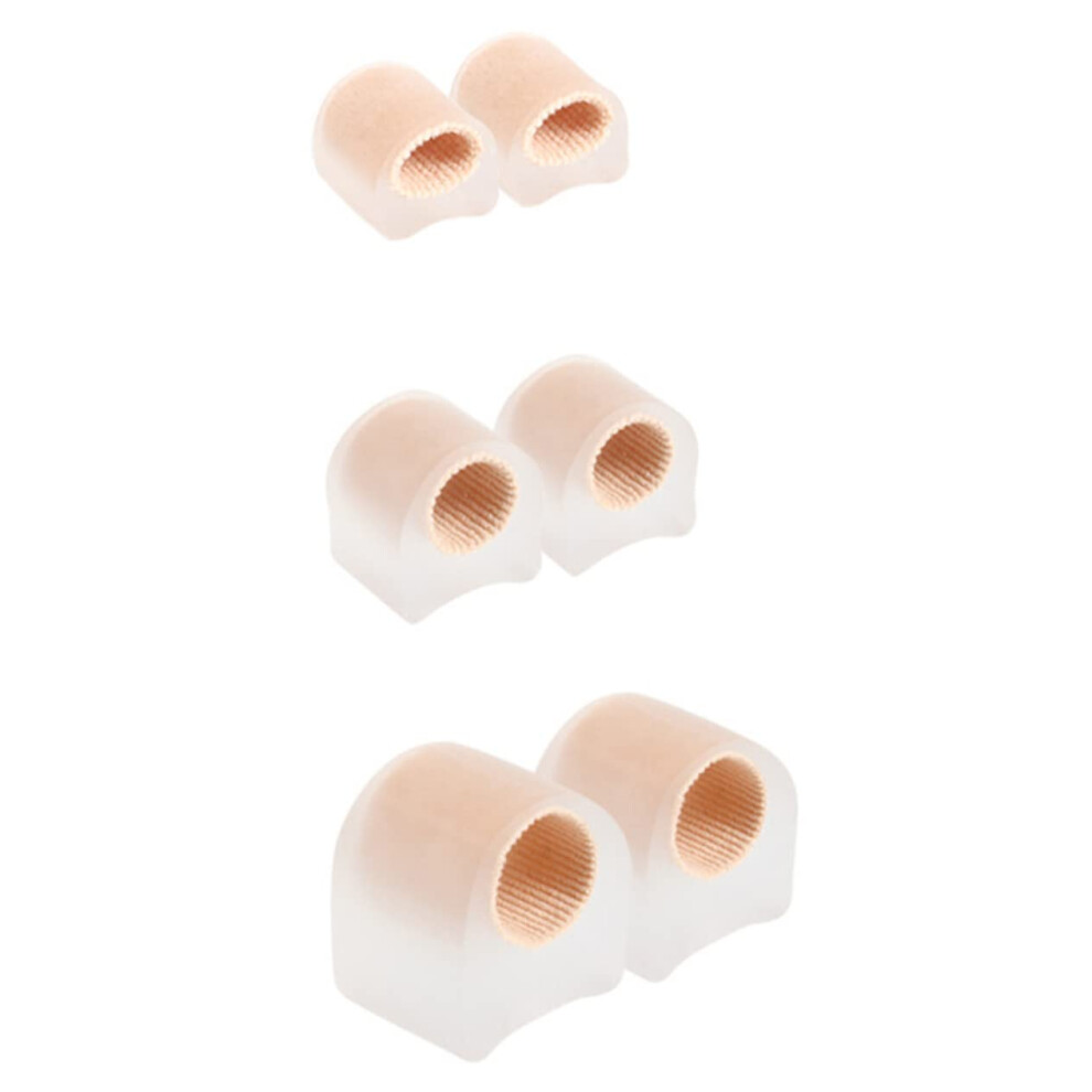 Toe Separators for Women and Men 6pcs Gel Bunion Corrector for Foot Pain Relief and Alignment