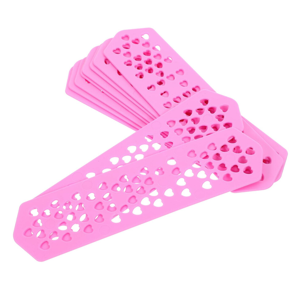 Heatless Curling Tools Set of 10 Flexible Perm Rods for Professional Salon Styling with Clips