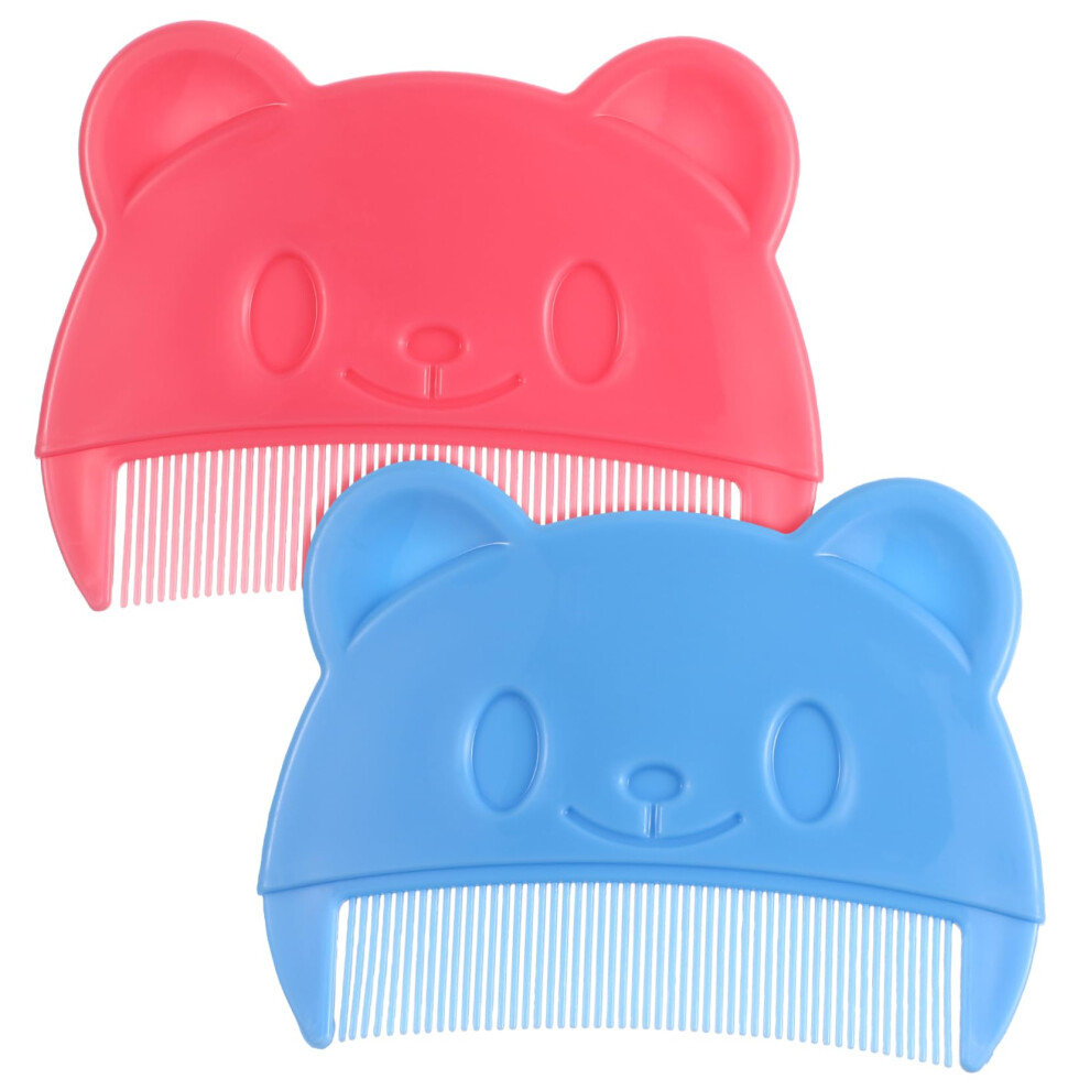 Baby Cradle Cap Comb with Fine Tooth Hair Brush for Gentle Scalp Massage and Newborn Bath Use