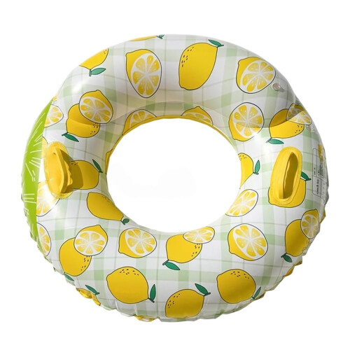 Inflatable Pool Float 2Pack Watermelon Swimming Ring Durable PVC for Beach and Lake Fun
