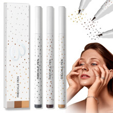 Freckle Pen Set Waterproof LongLasting Natural Fake Freckles Makeup with Ultrafine Tip 3 Colors