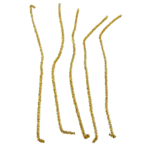 100pcs Glitter Tinsel Glitter Root Glitter Christmas Chenille Craft Pole 1