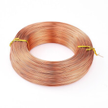 Round Aluminum Wire Flexible Craft Wire for Beading Jewelry Doll Craft Making Saddle Brown