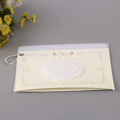 Cosmetic bag for wet wipes 6 6 1