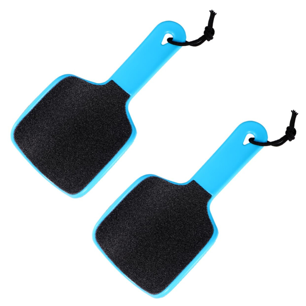 DoubleSided Foot File 2pcs UShaped Callus Remover for Heels with Ergonomic Comfort Grip