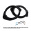 2PCS 6.5 Inch ABS Speaker Adapter Ring Black with Wiring Harness 10