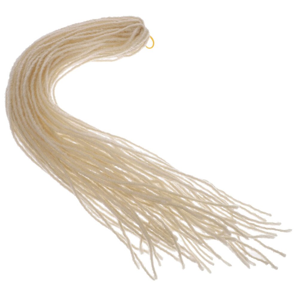 Unisex Dreadlock Extensions Synthetic Double Ended Dreads For Men Women Breathable Realistic Hairpieces