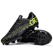 (black, 38) High-Quality Unisex Soccer Cleats with FG Long Studs & TF Short Studs, Durable Multi-Color Football Shoes