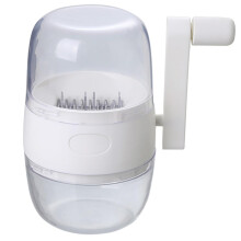 Manual Garlic Chopper and Hand Crank Nut Grinder for Ginger, Almonds, Walnuts, Easy Manual Operation