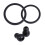 2 Sets Durable Stethoscope Earplug Replacement Earbud for Hospital Clinic 1