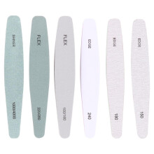 6pcs DoubleSided Nail Files and Buffers for Natural and Acrylic Nails, Professional Buffing