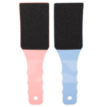 2pcs Double Sided Foot File Callus Remover with Ergonomic Handle for Dead Skin and Dry Heel Care